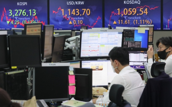 Seoul stocks snap 3-day winning streak on bio, tech losses