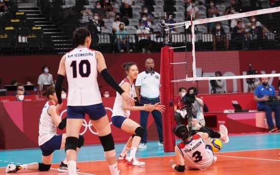 [Tokyo Olympics] S. Korea loses to Brazil, falls to bronze medal match in women's volleyball