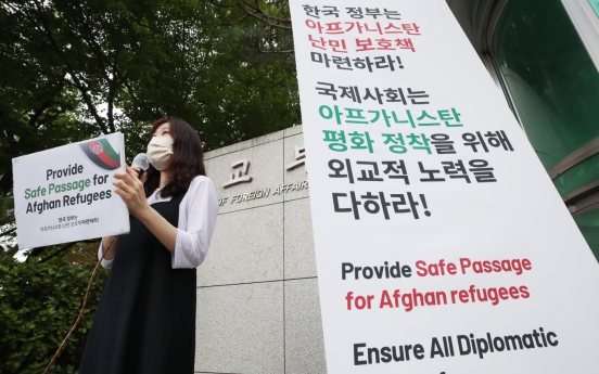 Dispute grows in S. Korea over Afghan refugees