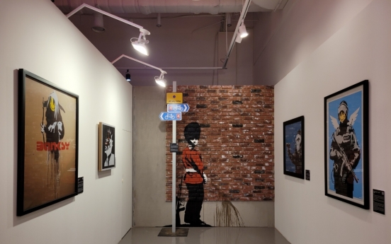 Banksy Seoul show embroiled in replica controversy