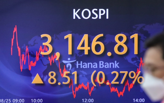 Seoul stocks gain for 3rd day amid tapering uncertainties