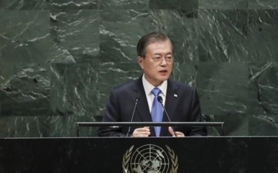 Moon in New York for UN speech during Chuseok holiday in Korea