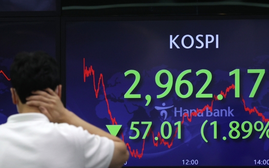 Seoul stocks skid for 3rd day to this year's low