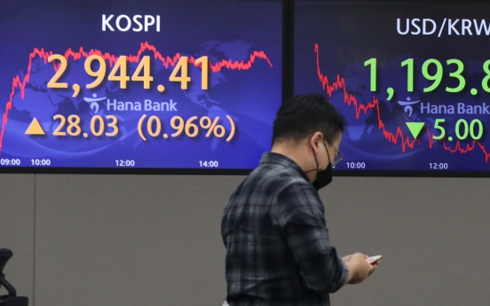 Seoul stocks rebound on tech, auto gains