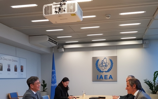 IAEA chief vows close consultations with S. Korea over Japan's Fukushima water release plan