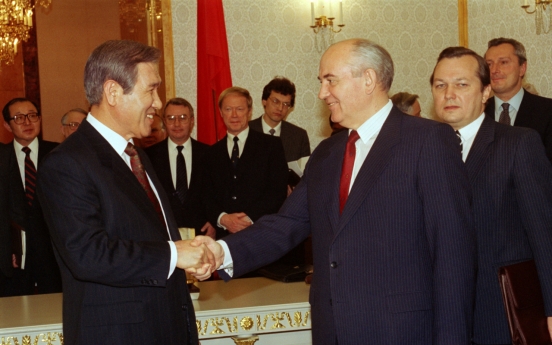 Late President Roh credited for post-Cold War diplomacy, dialogue with N. Korea