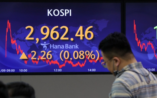 Seoul stocks inch up on institutional buying