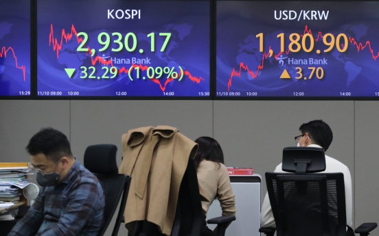 Seoul stocks dip over 1% amid inflation concerns