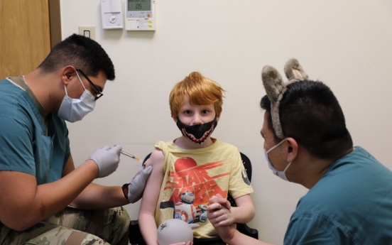 USFK begins COVID-19 inoculation program for affiliated children