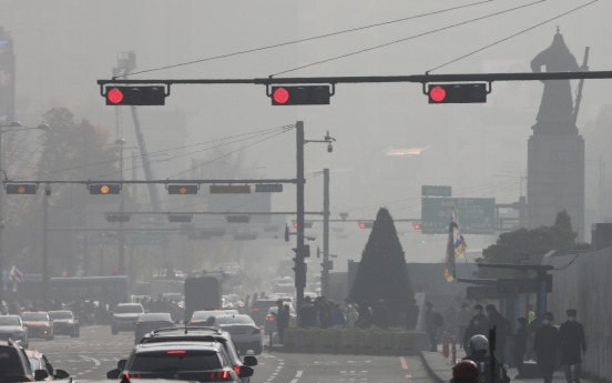 Fine dust blankets much of South Korea