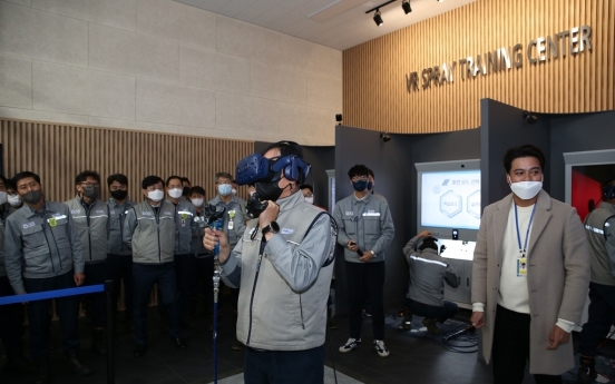 Daewoo Shipbuilding opens virtual training center for ship painters