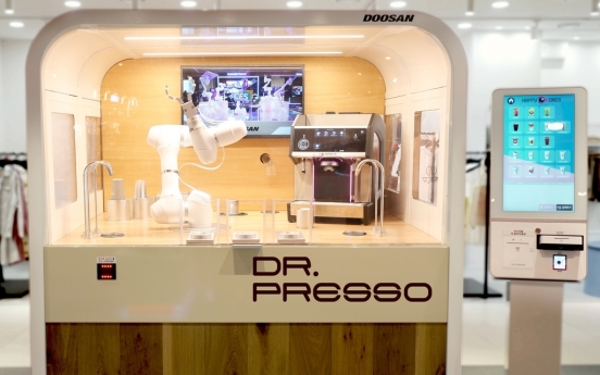 Doosan Robotics launches unmanned modular robot cafe