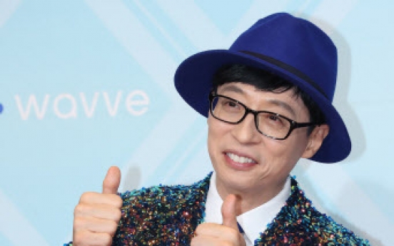 Yoo Jae-suk named best comedian of the year for 10th consecutive year in poll