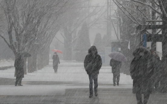 Season's coldest weather to grip S. Korea this weekend