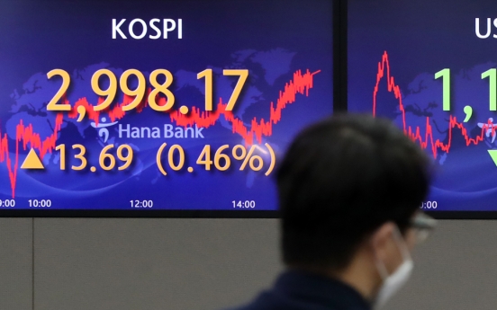 Seoul stocks up for 3rd session amid tech, auto gains