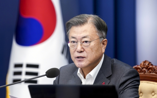 Moon expresses concern over N. Korea's repeated missile launches ahead of election