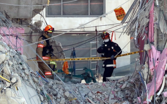 Rescuers locate body of presumably last missing worker at Gwangju construction accident site