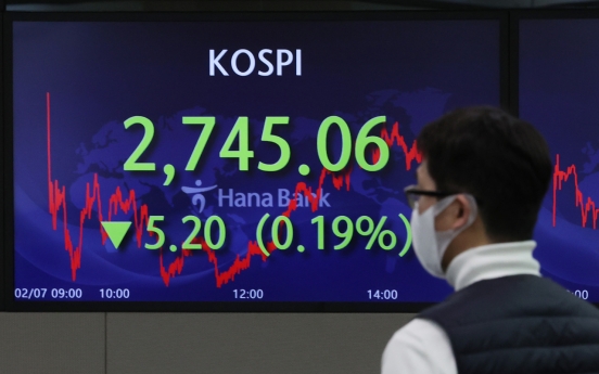 Seoul stocks snap 3-day winning streak on profit-taking