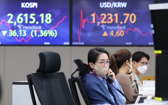 Seoul stocks open steeply lower on Wall Street plunge