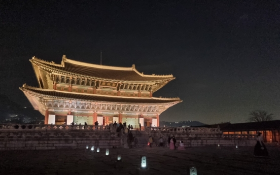 Gyeongbokgung Palace to open for nighttime viewing