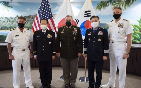 Top military officers of S. Korea, US, Japan to meet in Hawaii this week