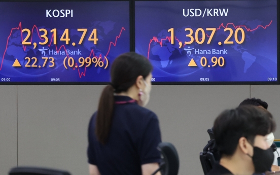 Seoul shares open higher after Fed minutes; Korean won losing ground