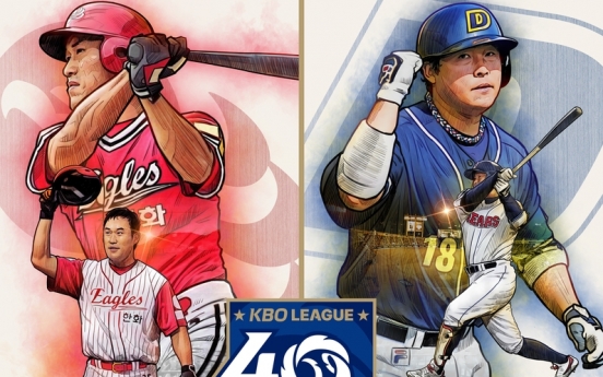 Right-handed sluggers added to KBO's 40th anniversary team