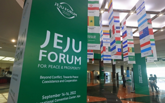 Jeju peace forum explores ways to tackle geopolitical challenges, climate change