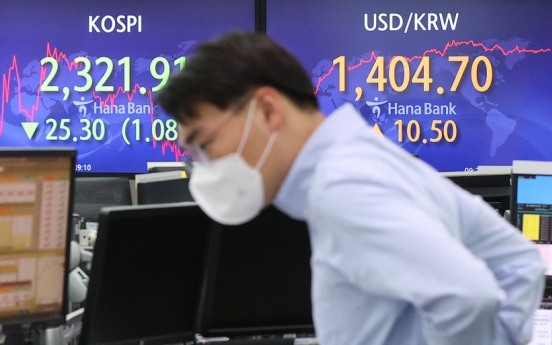 Seoul's stocks open over 1% lower after Fed's sharp rate hike