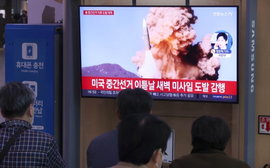 N. Korea fires ballistic missile as US awaits midterm election results