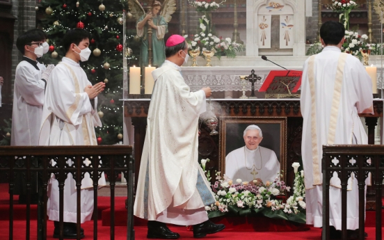 Memorial Mass for late Pope Benedict XVI held in S. Korea