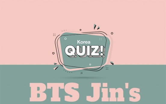 [Korea Quiz] BTS Jin's new role