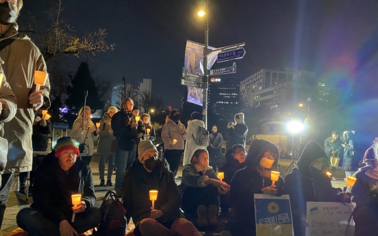 [From the Scene] In Seoul, Ukrainians and Russians protest against war