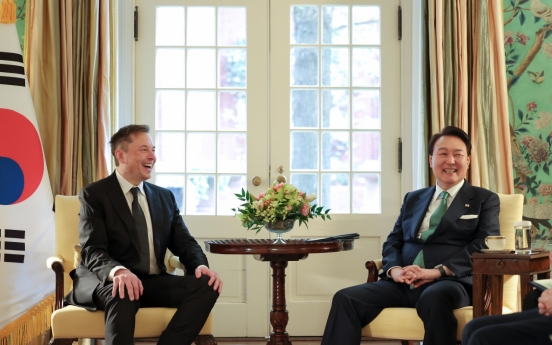 Yoon asks Tesla CEO Musk to invest in S. Korea