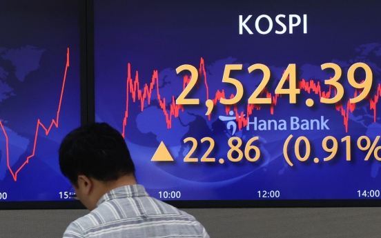 Seoul shares up for 3rd day ahead of Fed meeting