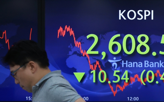 Seoul shares fall for 2nd day after US rate pause