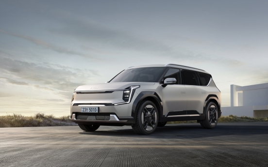 Kia to launch all-electric EV9 SUV in S. Korea this week