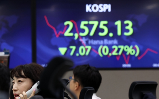 Seoul shares open lower on weak techs ahead of Powell remarks