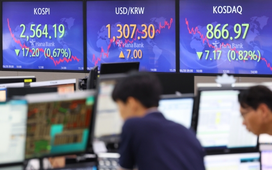 Seoul shares fall ahead of Powell speech