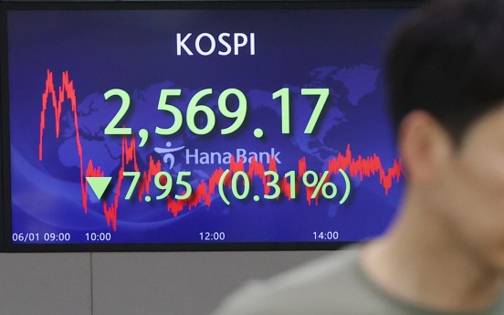 Seoul shares turn lower on tech losses