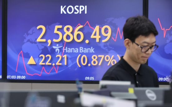 Seoul shares open tad higher amid eased inflation woes