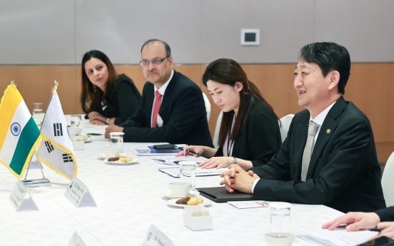 S. Korea, India discuss industry, economic cooperation