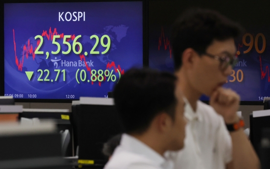 Seoul shares down for 3rd day on China's export curbs, Fed minutes