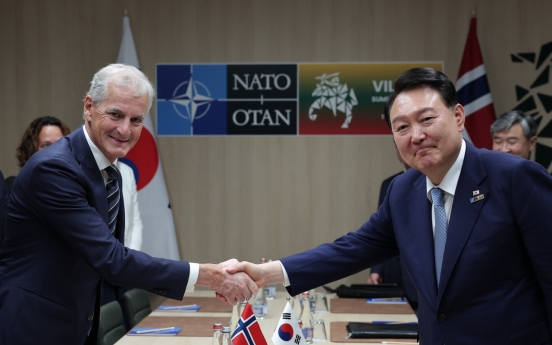 Yoon, Norway PM discuss cooperation in renewable energy, defense