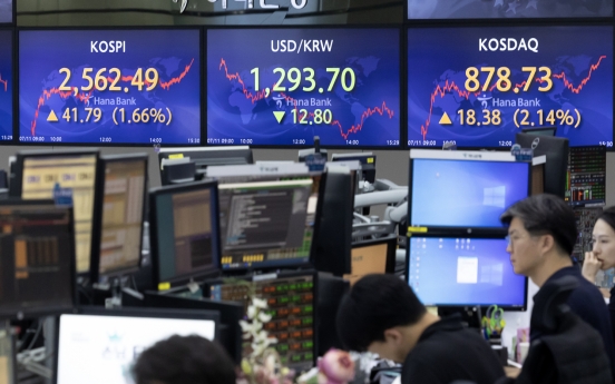 Seoul shares open lower ahead of key US inflation data