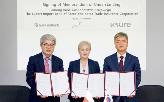 Eximbank joins forces with BGK, K-Sure to bolster Korea-Poland ties
