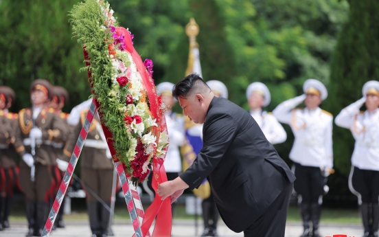 NK leader pays respects to fallen soldiers ahead of Korean War armistice anniv.