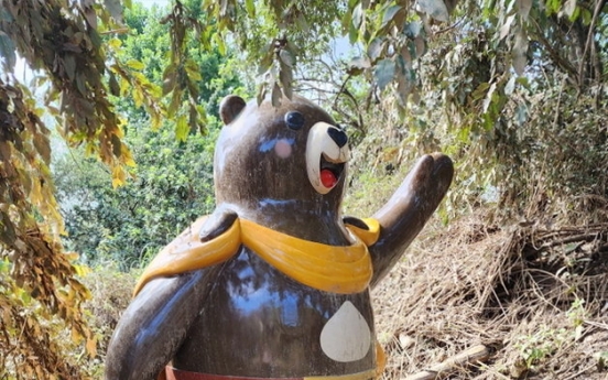 Gongju’s lost mascot, Goma Bear, found 11 days after swept away in flood