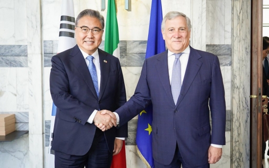 S. Korean, Italian FMs hold talks on boosting cooperation in multilateral frameworks