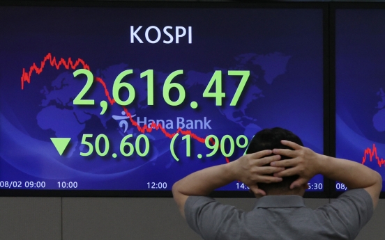 Seoul shares open lower on tech losses